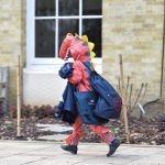 school child dressed as a dinosaur