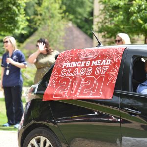 a man driving to a prep school in Hampshire