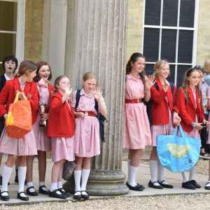 children from a prep school in Hampshire ready for their leavers party